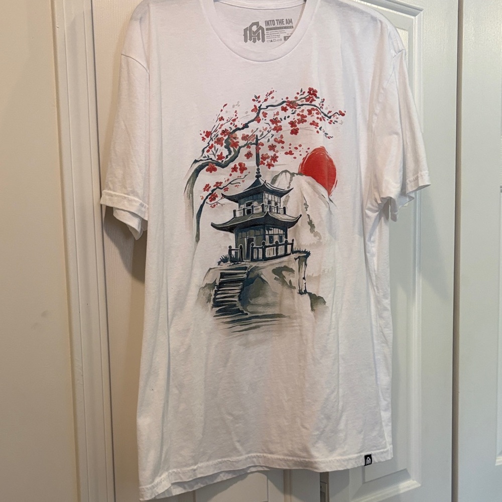 Into the Am Graphic T-Shirt with Pagoda Design